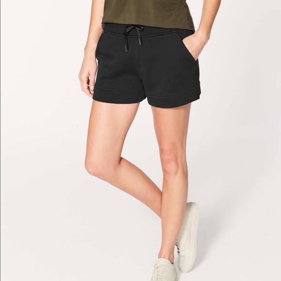 Lulu Black Cotton Short